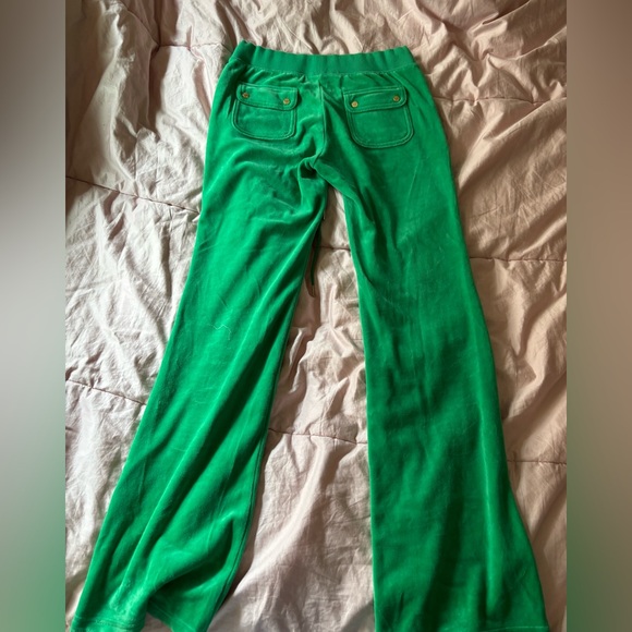 🍀Vintage Juicy Couture Kelly Green Velour Tracksuit NWOT🍀 - Picture 5 of 5